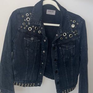 AGOLDE Studded Denim Jacket